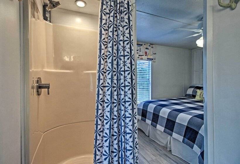 Rustic Midway Retreat W/ Deck & Creek Access!