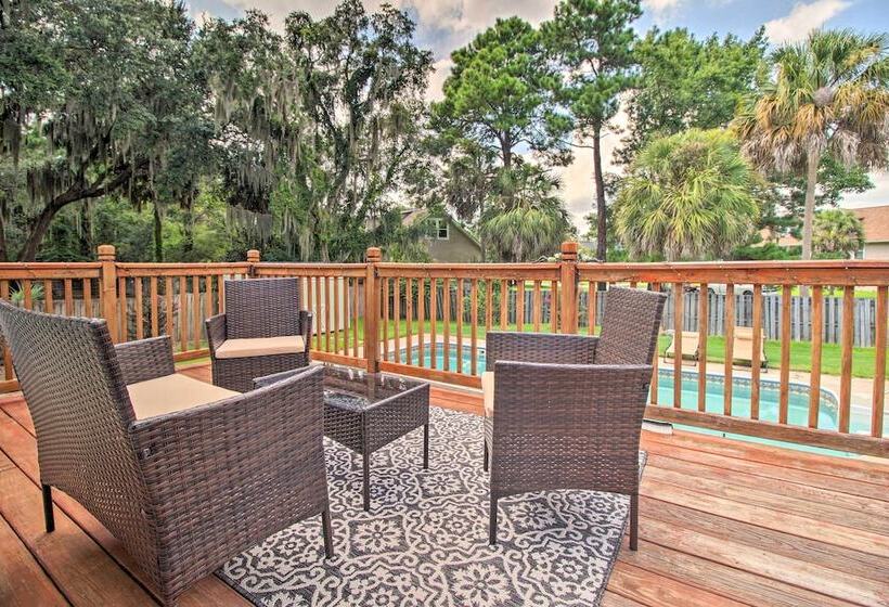Savannah Family Home W/ Private Pool & Yard!