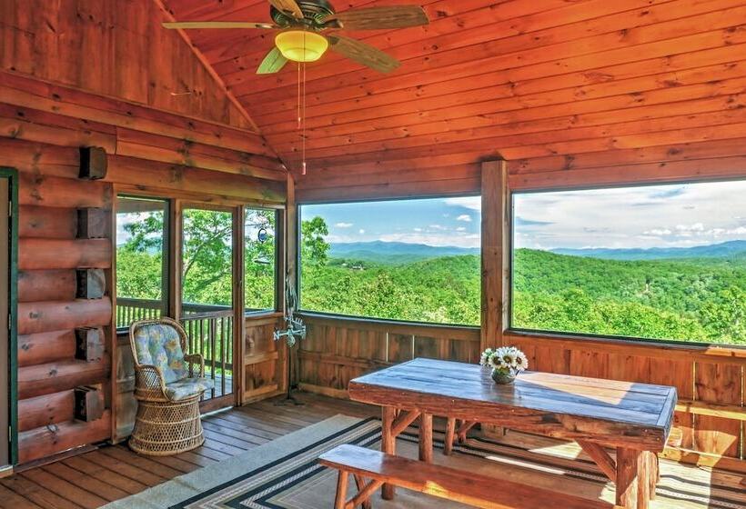 Secluded Morganton Cabin W/ Wooded Views & Hot Tub