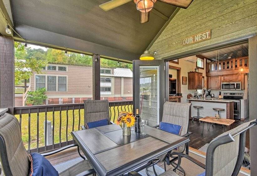 Secluded Morganton Tiny Home W/ Grills!