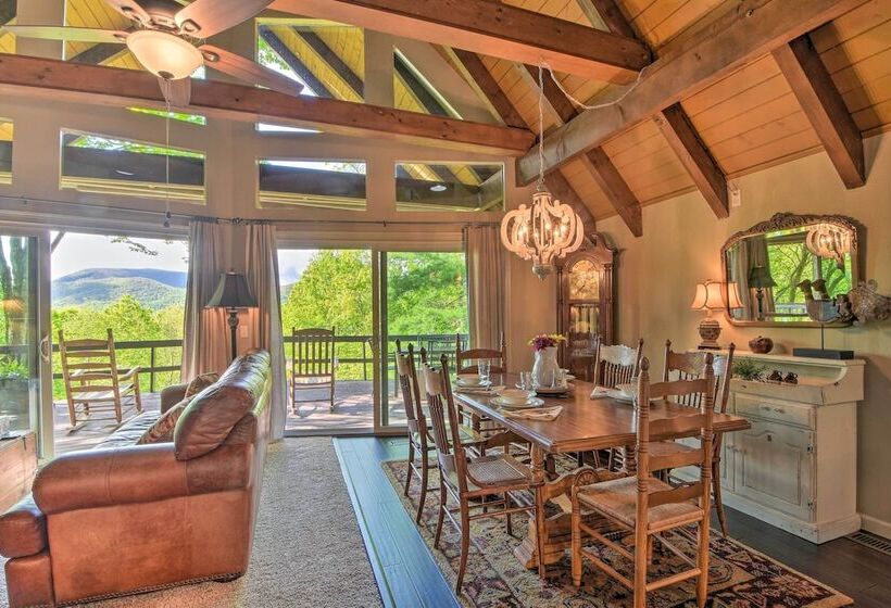 Sky Valley Home W/ Stunning Views   1 Mi To Resort