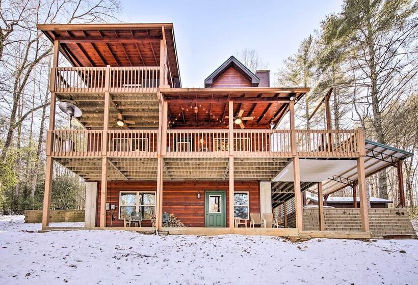 Stunning Blue Ridge Retreat W/ River Access!
