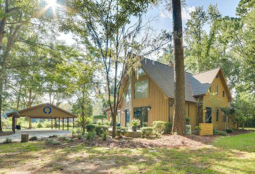 Stunning Valdosta A Frame Home With Private Pool!