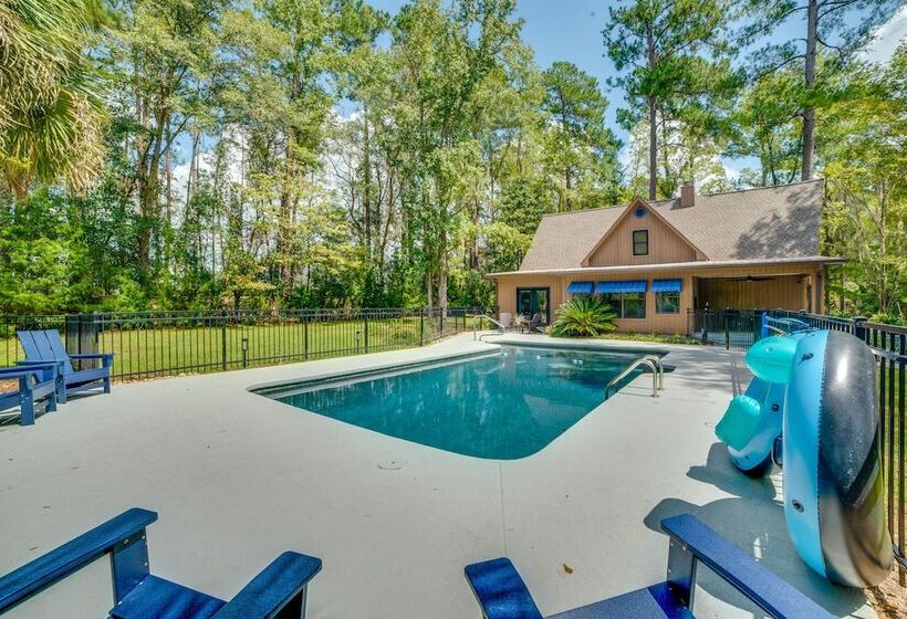 Stunning Valdosta A Frame Home With Private Pool!