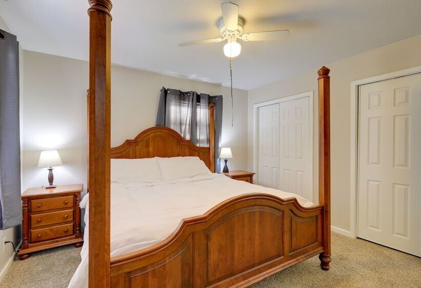 The Ranger House  Columbus Home: Fenced Backyard