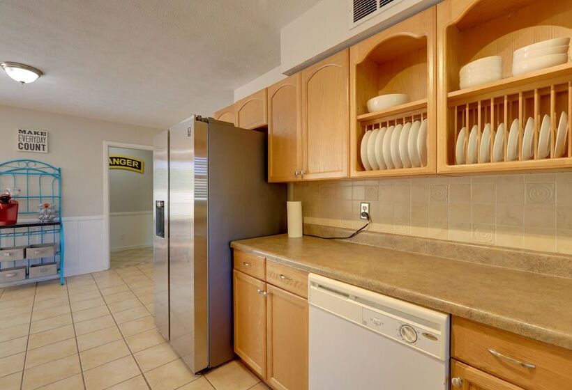 The Ranger House  Columbus Home: Fenced Backyard