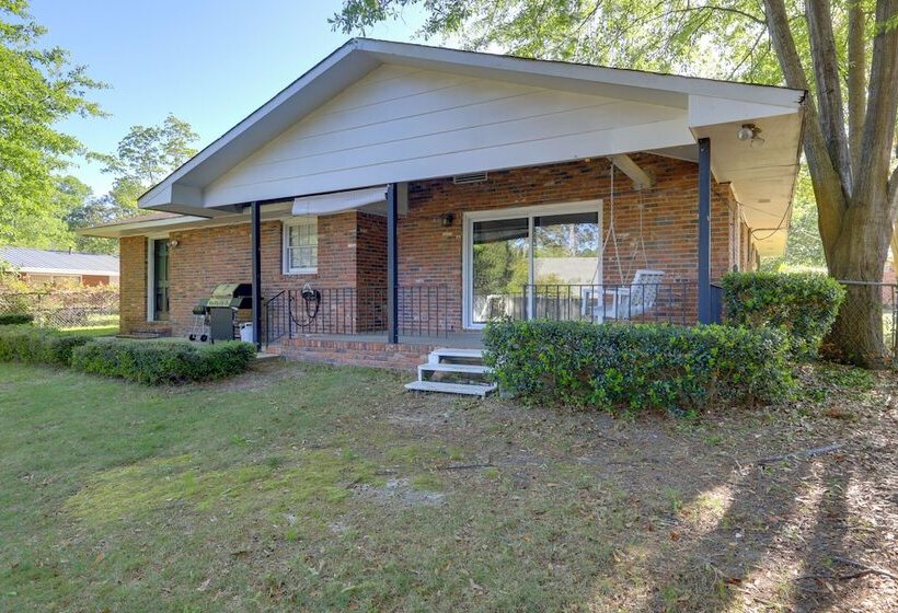 The Ranger House  Columbus Home: Fenced Backyard