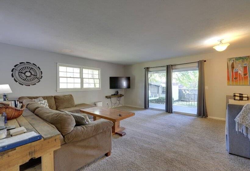 The Ranger House  Columbus Home: Fenced Backyard