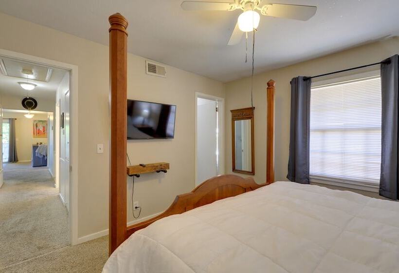 The Ranger House  Columbus Home: Fenced Backyard