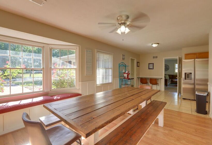 The Ranger House  Columbus Home: Fenced Backyard