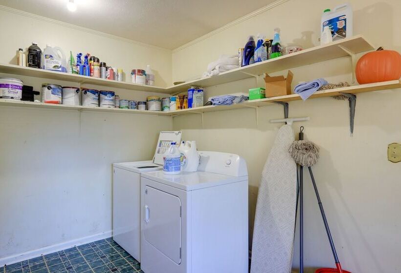 The Ranger House  Columbus Home: Fenced Backyard