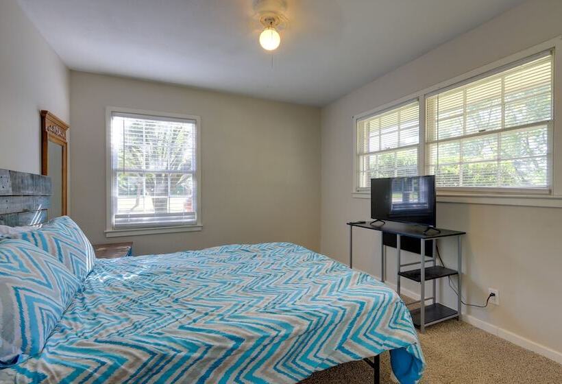 The Ranger House  Columbus Home: Fenced Backyard