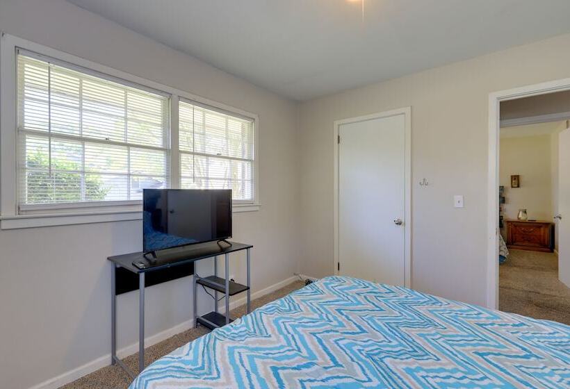 The Ranger House  Columbus Home: Fenced Backyard