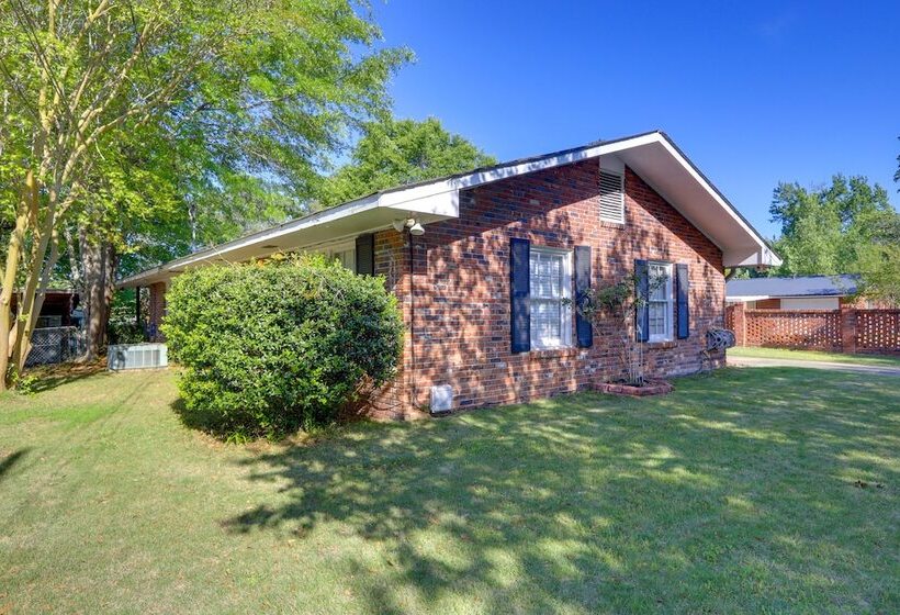 The Ranger House  Columbus Home: Fenced Backyard