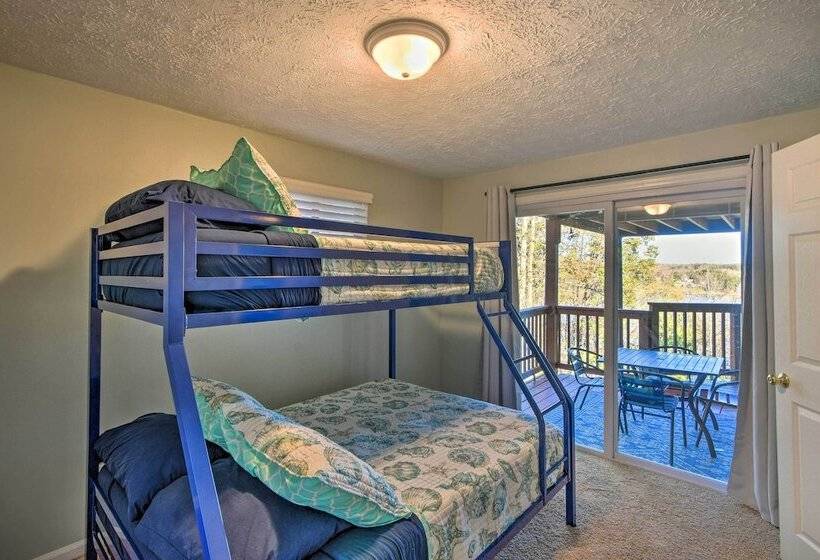 Upscale Lakefront Retreat W/ Dock And 2 Decks!