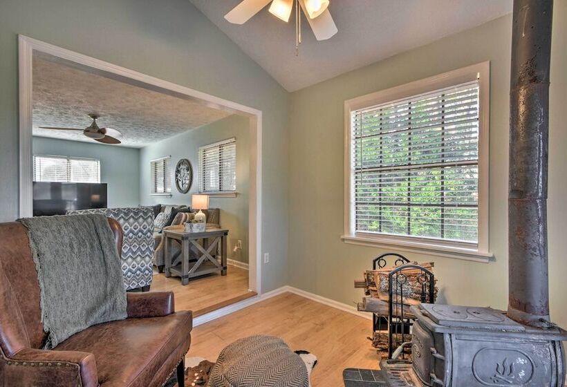 Upscale Lakefront Retreat W/ Dock And 2 Decks!