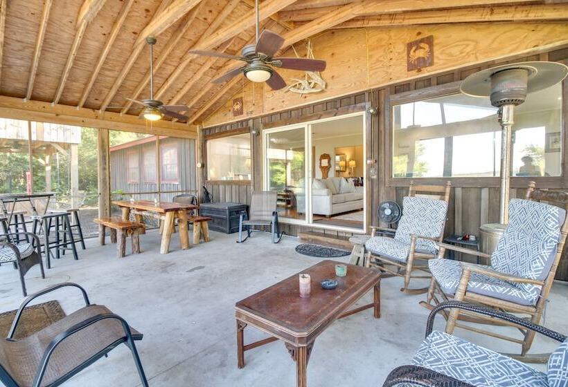 Waterfront Baisden S Bluff Home W/ Dock & Views!