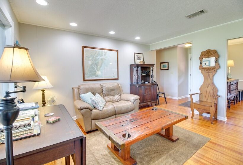 Waterfront Baisden S Bluff Home W/ Dock & Views!