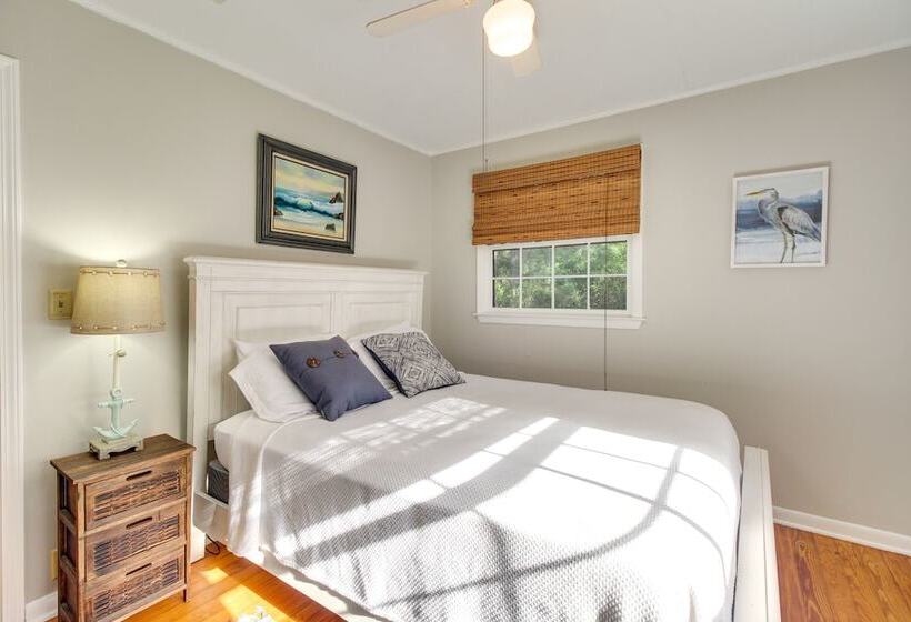 Waterfront Baisden S Bluff Home W/ Dock & Views!