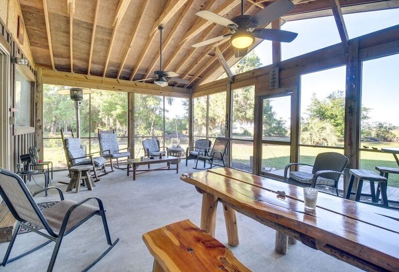 Waterfront Baisden S Bluff Home W/ Dock & Views!