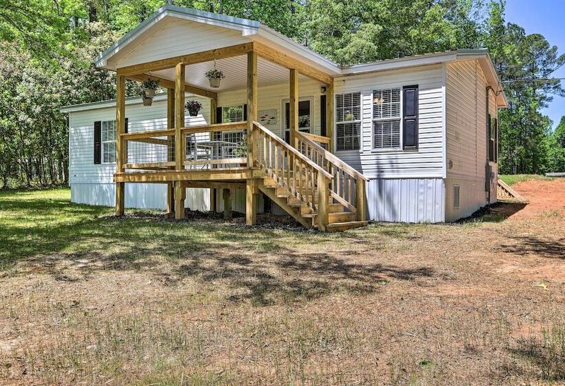 Waterfront Lake Sinclair Home: Dock + Grill!
