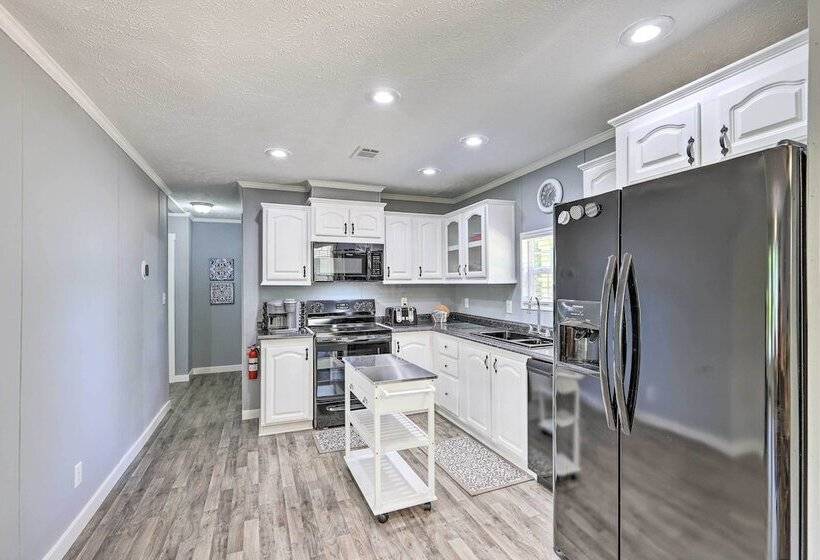 Waterfront Lake Sinclair Home: Dock + Grill!