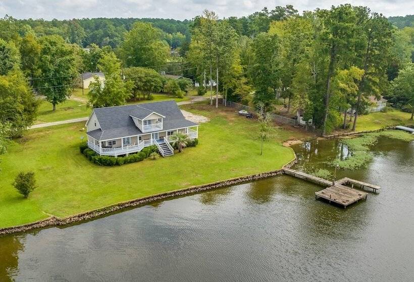 Waterfront Sparta Retreat W/ Dock, Deck & Grill