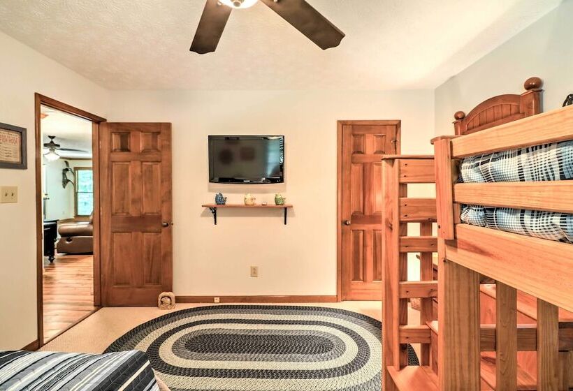 Waterfront West Point Lake Cabin W/ Private Dock!