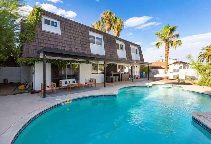 旅馆 Excellent Location 4 Rooms Home 8 Min To Strip And 5 Minutes Lv Convention