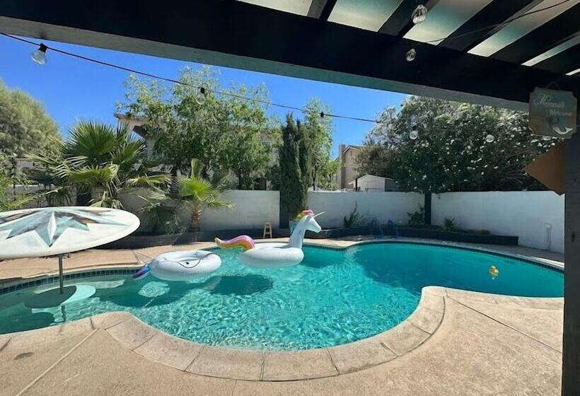 旅馆 Excellent Location 4 Rooms Home 8 Min To Strip And 5 Minutes Lv Convention