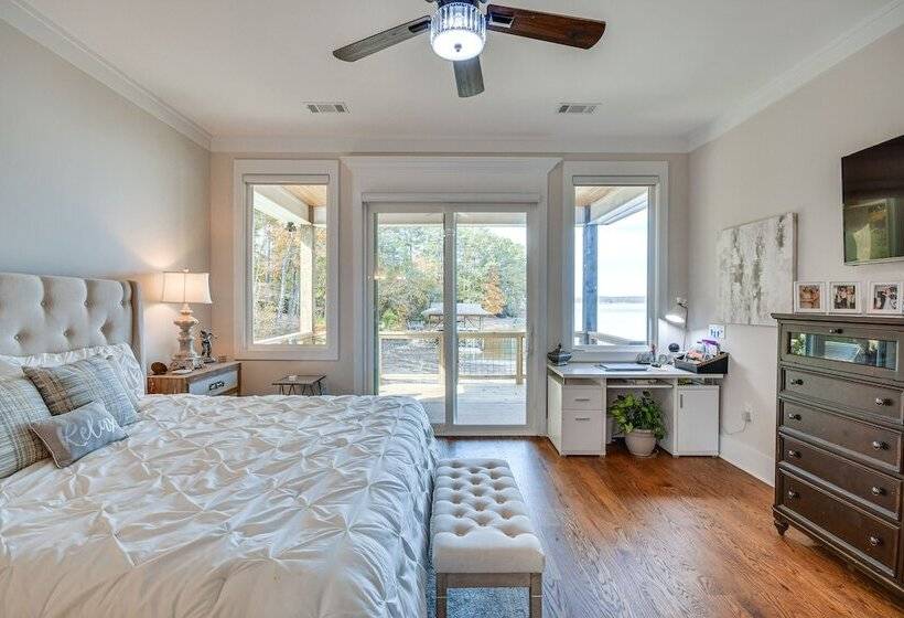 Beachfront Dadeville Family Escape On Lake Martin!