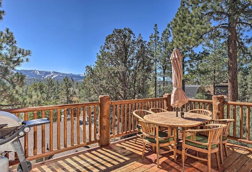 4 Mi To Snow Summit: Cabin W/ Mtn Views & Decks