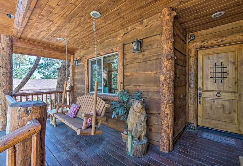 4 Mi To Snow Summit: Cabin W/ Mtn Views & Decks