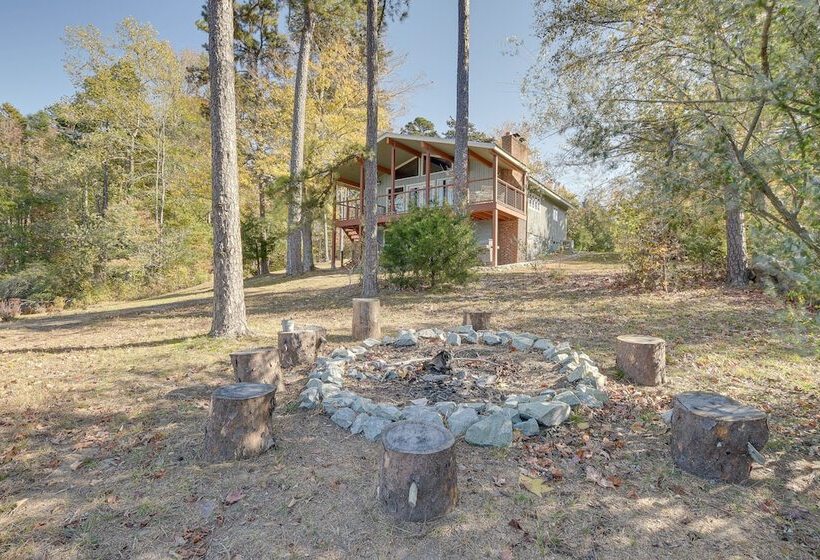 Cozy Lakefront Cabin In Semora W/ Large Dock!