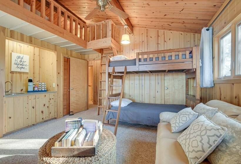 Cozy Lakefront Cabin In Semora W/ Large Dock!