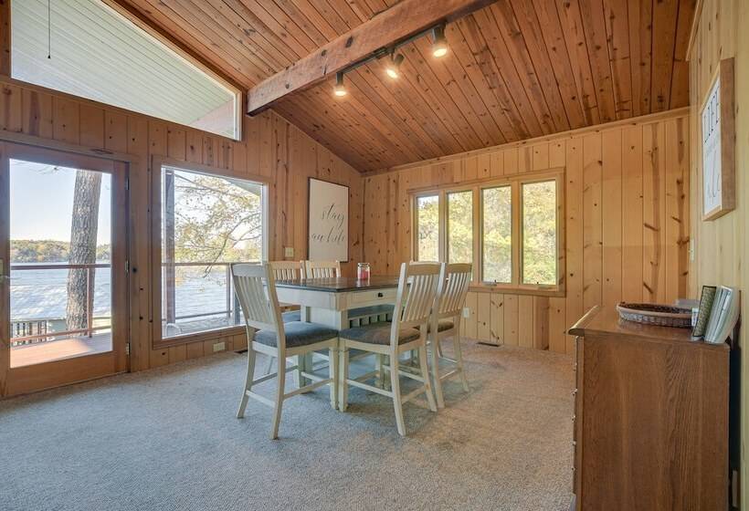 Cozy Lakefront Cabin In Semora W/ Large Dock!