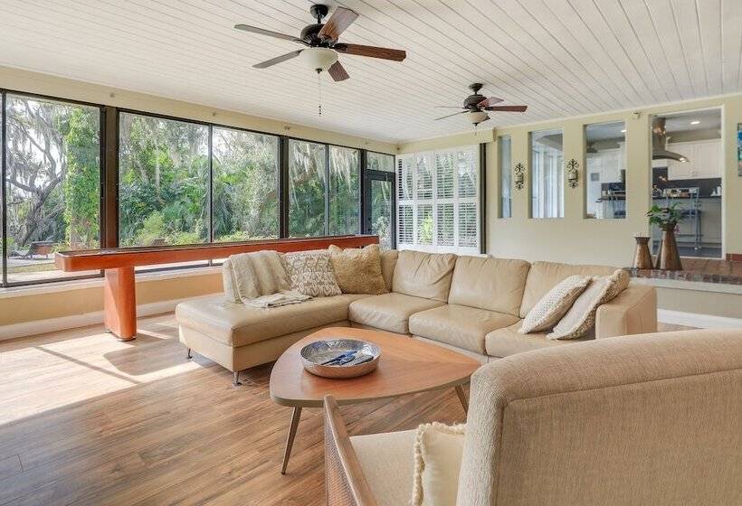 Florida Retreat W/ Patio, Boat Dock & Shuffleboard