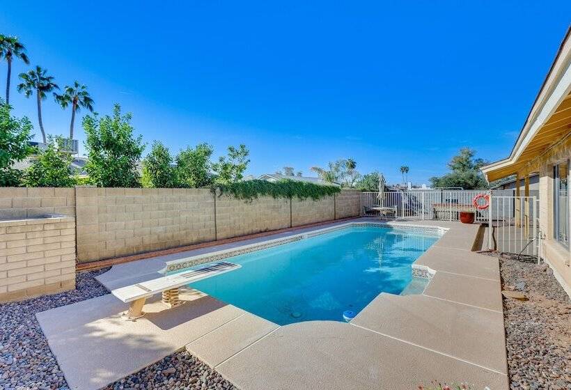 Glendale Oasis W/ Private Pool, Patio & Fireplace!