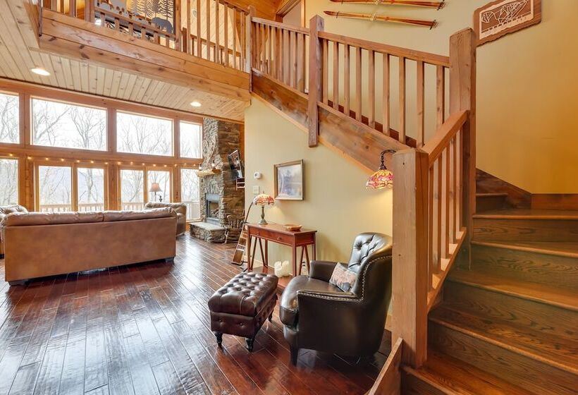 Game Room, Deck + Views: Idyllic Slaty Fork Cabin