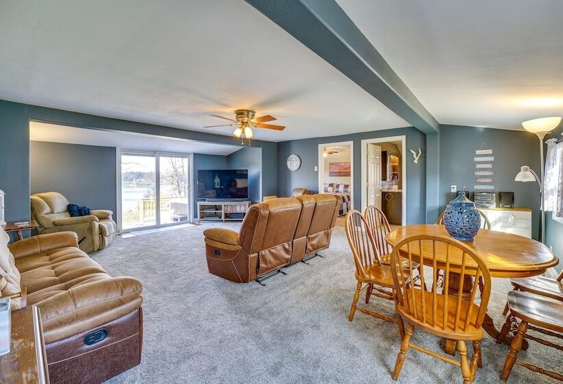 Lake White Cloud Home With Fire Pit!