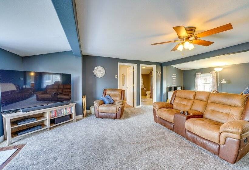 Lake White Cloud Home With Fire Pit!