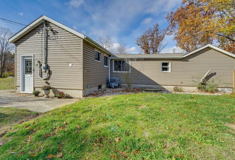 Lake White Cloud Home With Fire Pit!