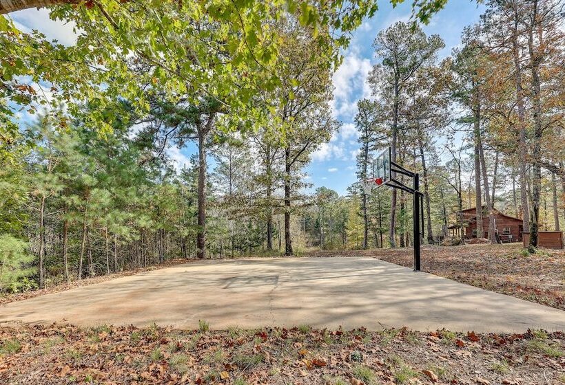 Cozy Oden Oasis W/ On Site Fishing Creek & Deck!