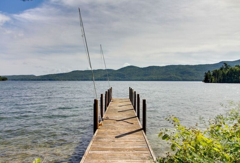 Serene Silver Bay Home On Lake George W/ Boat Slip