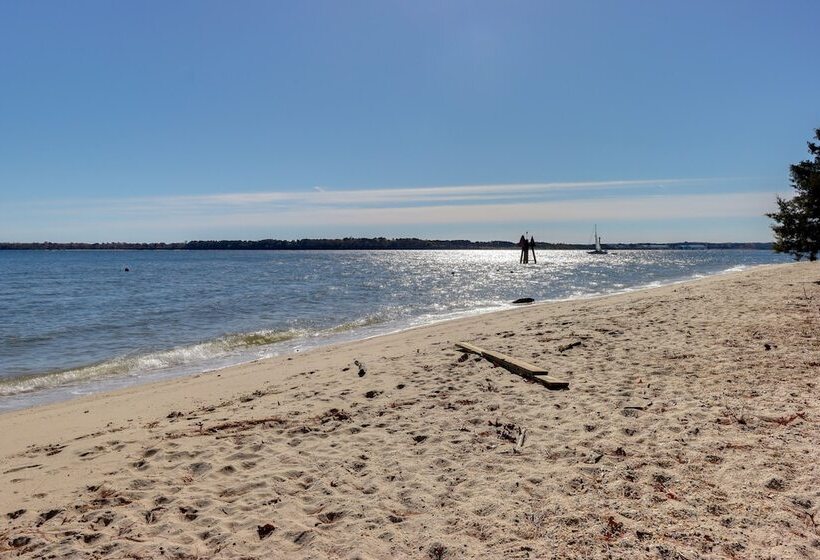 Waterfront Lusby Retreat W/ Deep Water Dock & Slip