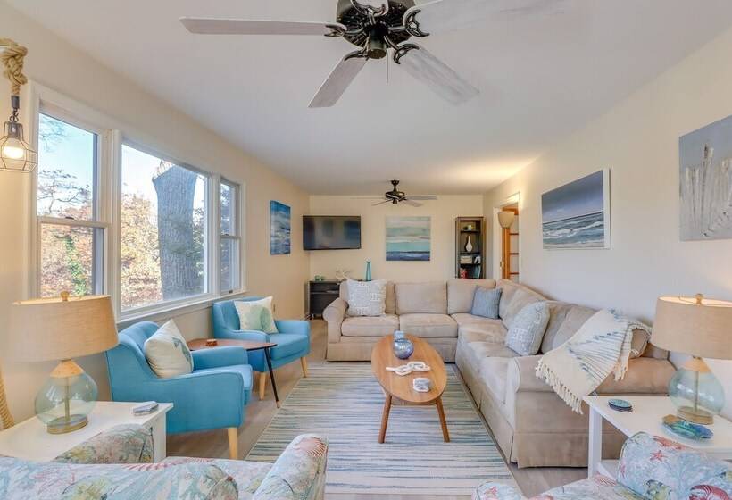 Waterfront Lusby Retreat W/ Deep Water Dock & Slip