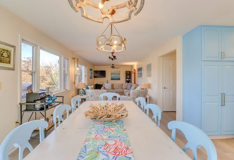 Waterfront Lusby Retreat W/ Deep Water Dock & Slip