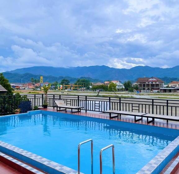 호텔 Vangvieng Sisavang Mountain View