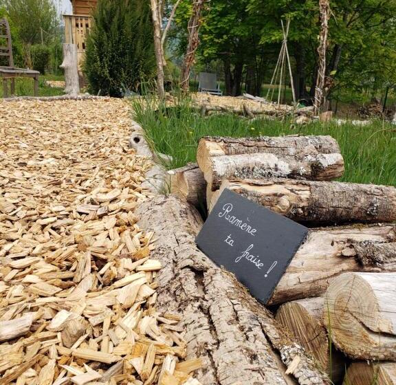 مبيت وإفطار La Roulotte Tiny House Du Mond Idéal