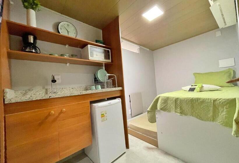 膳宿费 Suíte Independente Com Ar, Wifi, Smartv E Cozinha